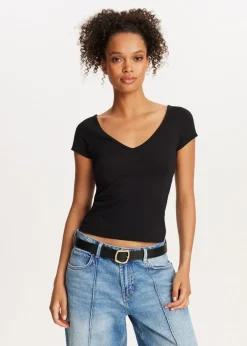 Riemen<The Sting Imitatieleren riem zwart