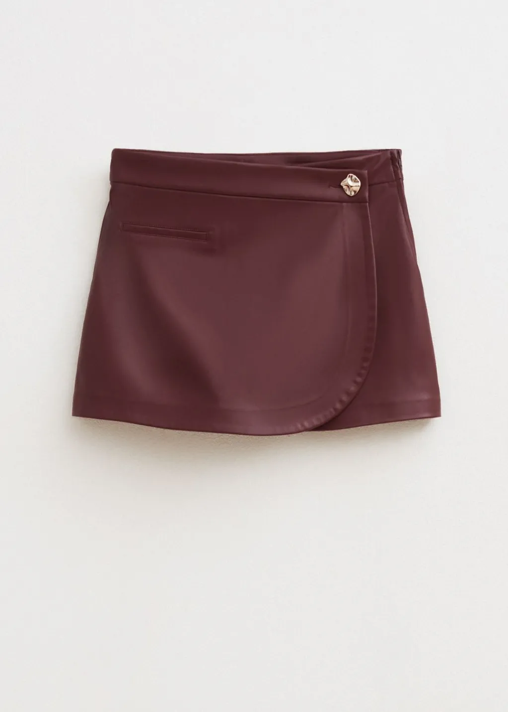 Skorts<The Sting Imitatieleren skort bordeaux