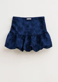 Rokken<The Sting Jacquard ballonrok donkerblauw