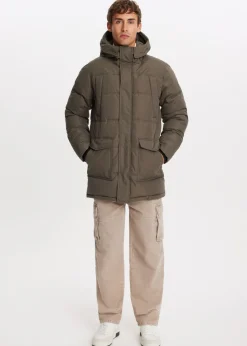 Jassen<The Sting Jas met capuchon taupe, dark