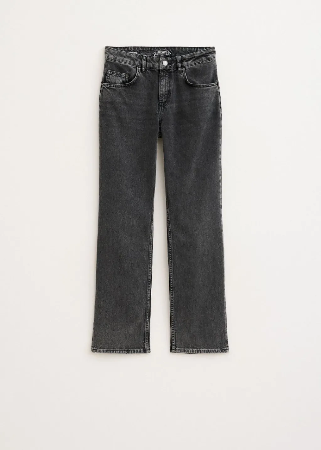Jeans<The Sting Jeans met sterren achterzakken zwart, used dark