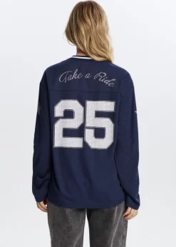 T-Shirts<The Sting Jersey t-shirt met print donkerblauw