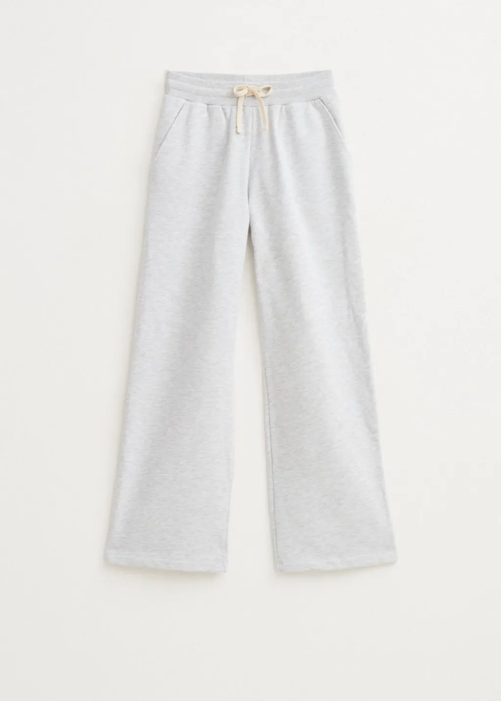 Broeken<The Sting Joggingbroek met sterren grijs gemêleerd