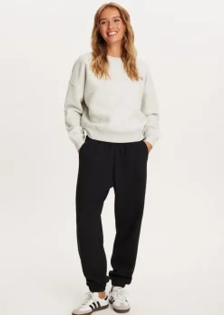 Basics|Broeken<The Sting Joggingbroek met trekkoord zwart