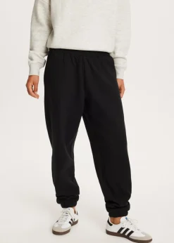 Basics|Broeken<The Sting Joggingbroek met trekkoord zwart