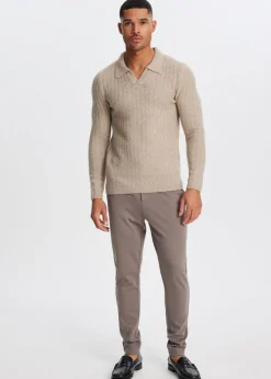 Polo's|Truien En Vesten<The Sting Johnny polo met structuur zand gemêleerd