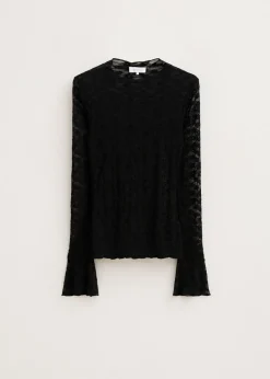 Tops<The Sting Kanten top zwart