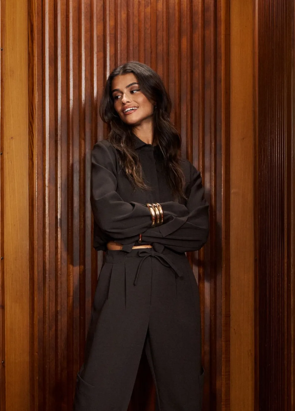 Jassen<The Sting Kort jasje met klepzakken donkerbruin