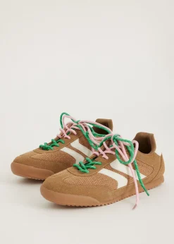 Schoenen<The Sting Lage sneakers mesh look camel