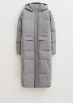 Jassen<The Sting Lange puffer jacket grijs