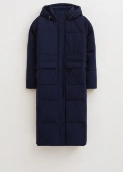 Jassen<The Sting Lange puffer jacket donkerblauw
