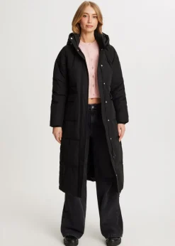 Jassen<The Sting Lange puffer jacket zwart