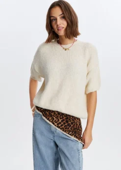 Sjaals<The Sting Leopard sjaal meerkleurig
