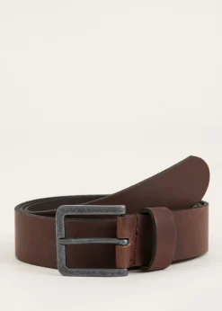 Riemen<The Sting Leren riem bruin