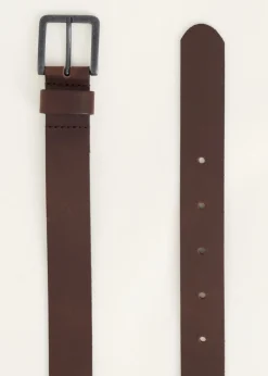 Riemen<The Sting Leren riem bruin