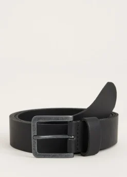 Riemen<The Sting Leren riem zwart