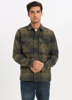 Overshirts<The Sting Liam overshirt donkergroen
