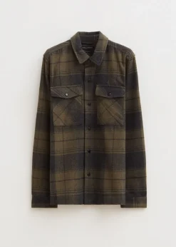 Overshirts<The Sting Liam overshirt donkergroen