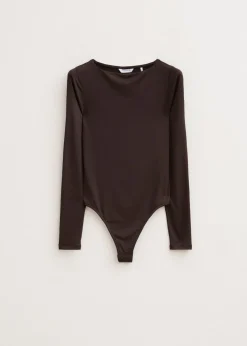 Tops<The Sting Longsleeve body donkerbruin