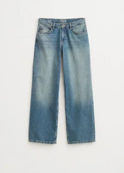 Jeans<The Sting Loose fit jeans blauw, used middle