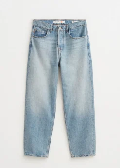 Jeans<The Sting Loose fit jeans blauw, used middle