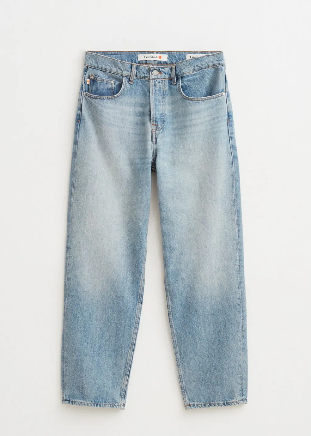 Jeans<The Sting Loose fit jeans blauw, used middle