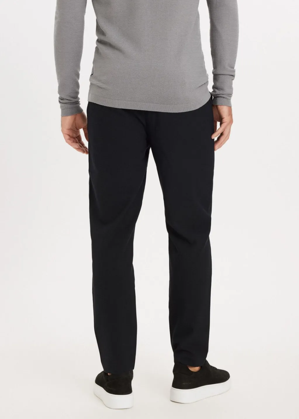 Broeken<The Sting Melange broek zwart