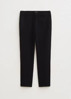 Broeken<The Sting Melange broek zwart