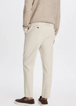 Broeken<The Sting Melange broek zand gemêleerd