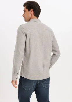 Overshirts<The Sting Melange overshirt lichtbruin