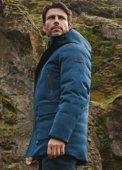 Jassen<The Sting Melange parka donkerblauw