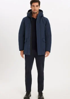 Jassen<The Sting Melange parka donkerblauw