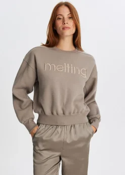 Sweaters En Hoodies<The Sting Melting sweater taupe