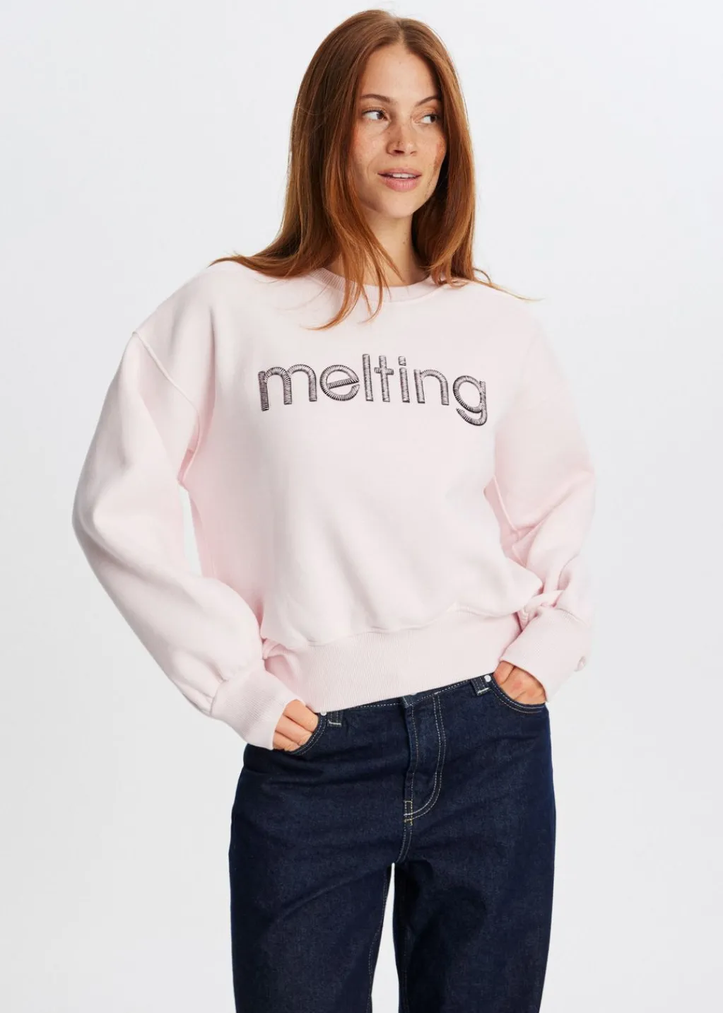 Sweaters En Hoodies<The Sting Melting sweater lichtroze