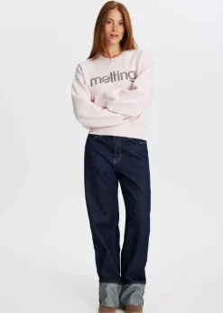 Sweaters En Hoodies<The Sting Melting sweater lichtroze