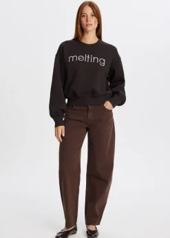 Sweaters En Hoodies<The Sting Melting sweater donkerbruin