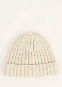 Mutsen<The Sting Muts met badge wit, off-white