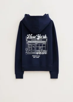 Sweaters En Hoodies<The Sting New York hoodie donkerblauw