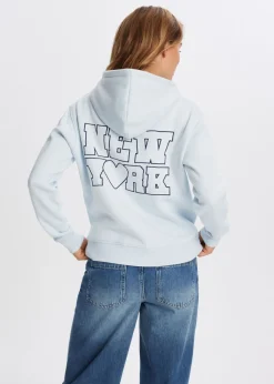 Sweaters En Hoodies<The Sting New York hoodie lichtblauw