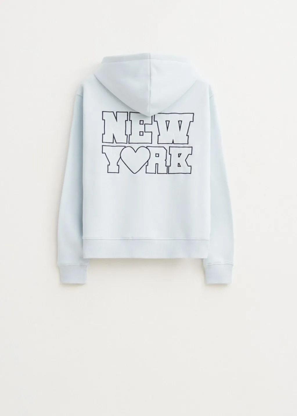 Sweaters En Hoodies<The Sting New York hoodie lichtblauw