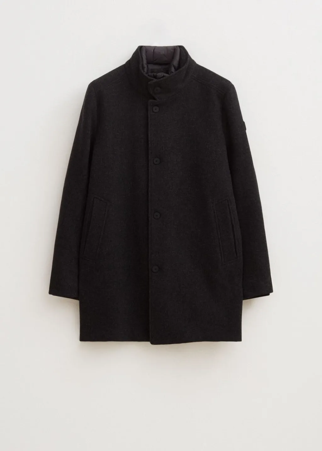 Jassen<The Sting Overcoat met logo zwart, melee