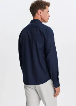 Overhemden<The Sting Overhemd van twill kwaliteit donkerblauw