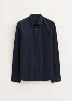 Overhemden<The Sting Overhemd van twill kwaliteit donkerblauw