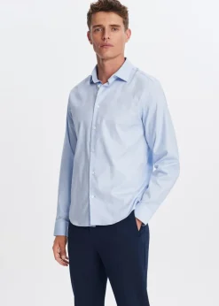 Overhemden<The Sting Overhemd van twill kwaliteit lichtblauw