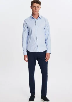 Overhemden<The Sting Overhemd van twill kwaliteit lichtblauw