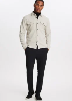 Overshirts<The Sting Overshirt herringbone lichtzand