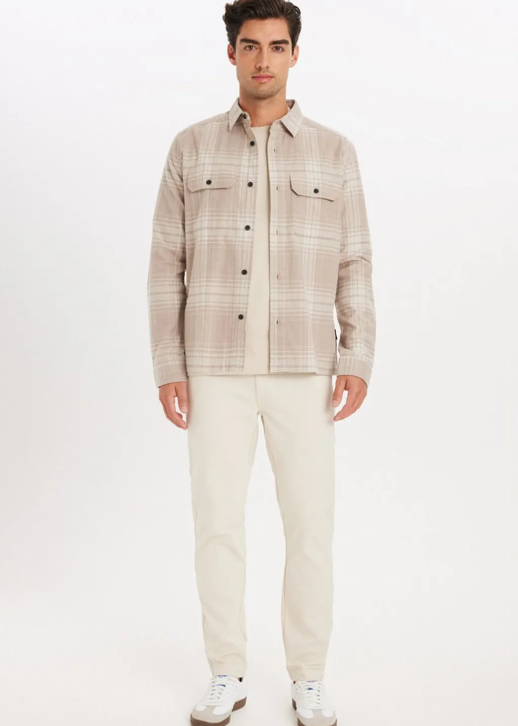 Overshirts<The Sting Overshirt met knopen zand