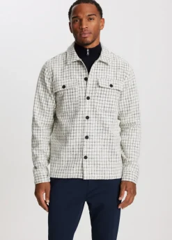 Overshirts<The Sting Overshirt met knopen lichtgrijs