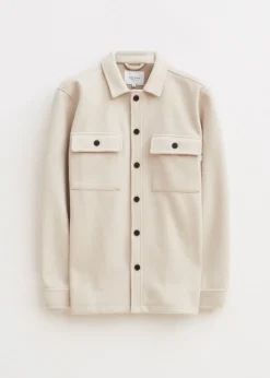 Overshirts<The Sting Overshirt met knopen off-white gem&ecirc;leerd
