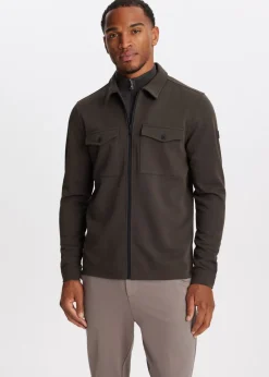 Overshirts<The Sting Overshirt met ritssluiting deepmocca